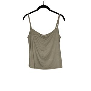 NWT Skims Womens Knit Tank Size 4X Sleep‎ Tank Cami Soft Taupe AP-TNK-0209